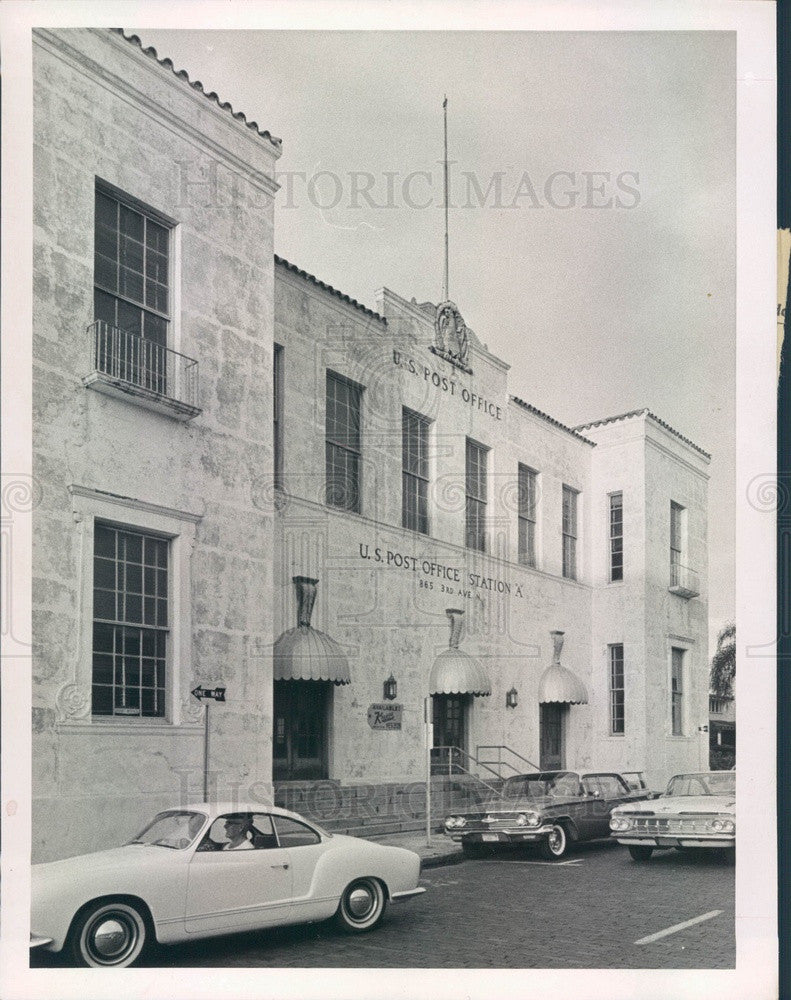 1960 St. Petersburg Florida US Post Office Press Photo - Historic Images