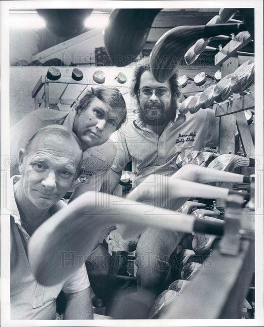 1981 Largo, Florida Donnelly's Golf Shop Technicians Press Photo - Historic Images