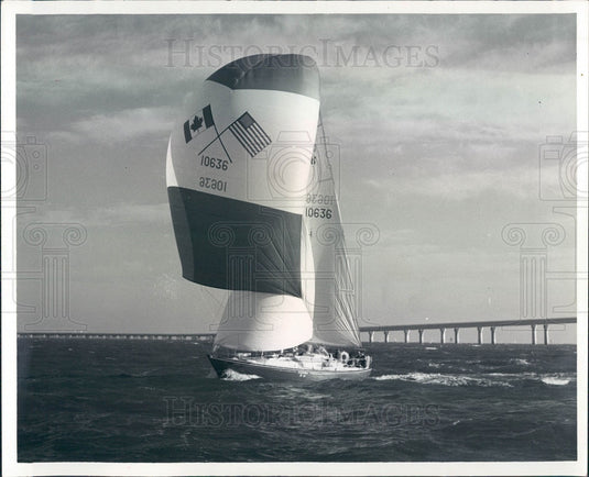 1972 Southern Ocean Racing Conference Yacht Race Boat Canusa Press Photo - Historic Images