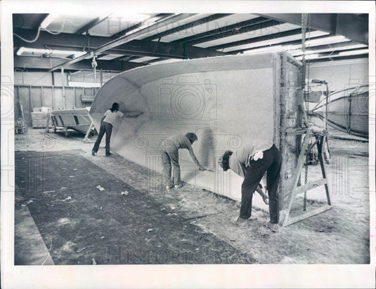 1974 Crystal River, Florida Pro-Line Boat Co Press Photo - Historic Images