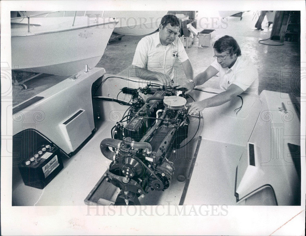 1974 Crystal River, Florida Pro-Line Boat Co Press Photo - Historic Images
