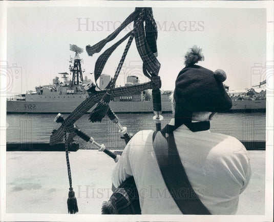 1979 British Frigate Gurkha in St. Petersburg Florida Press Photo - Historic Images