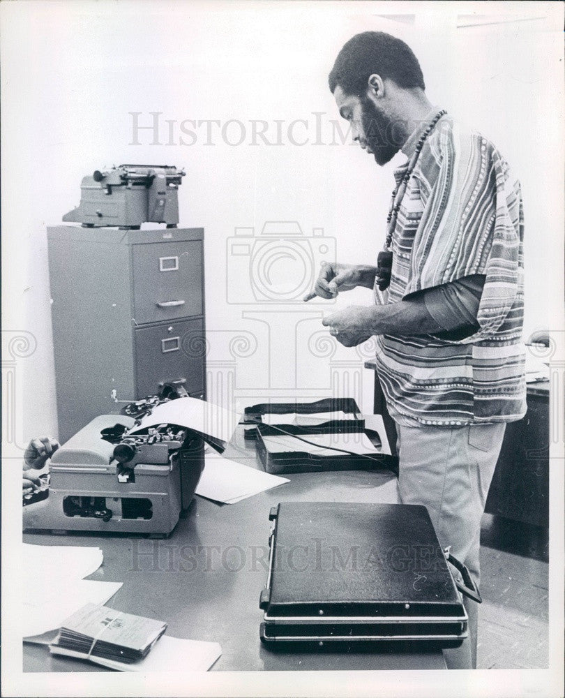 1969 Denver, Colorado Au Naturel Founder Chuck Campbell Press Photo - Historic Images