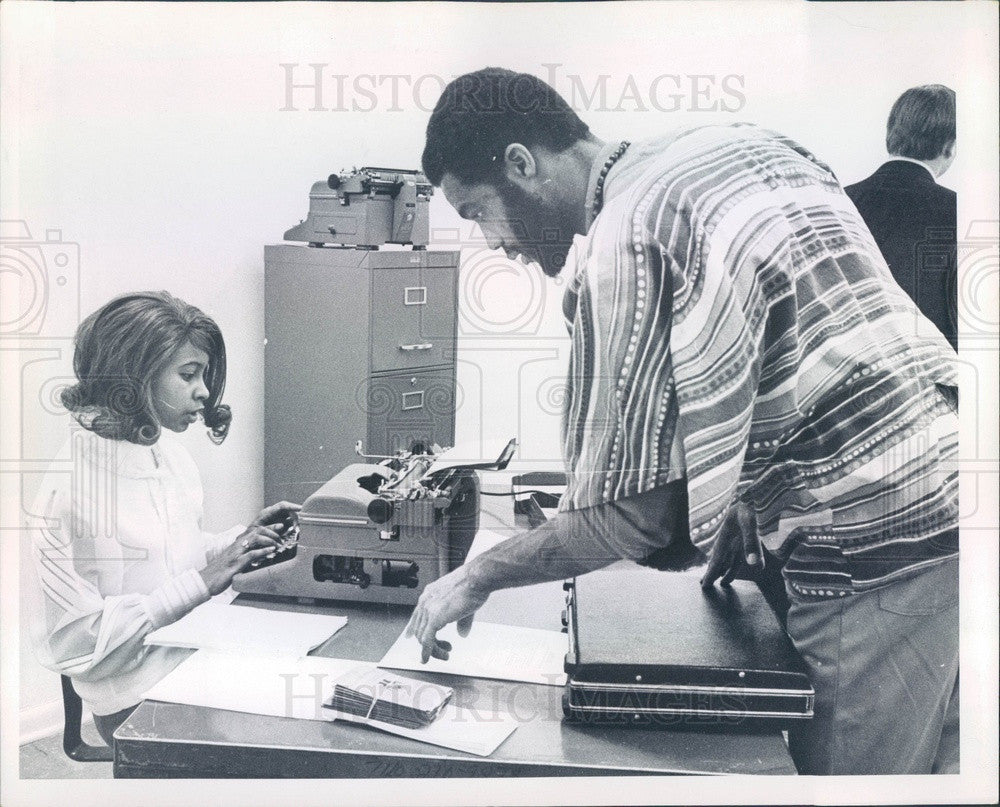 1969 Denver, Colorado Au Naturel Founder Chuck Campbell Press Photo - Historic Images