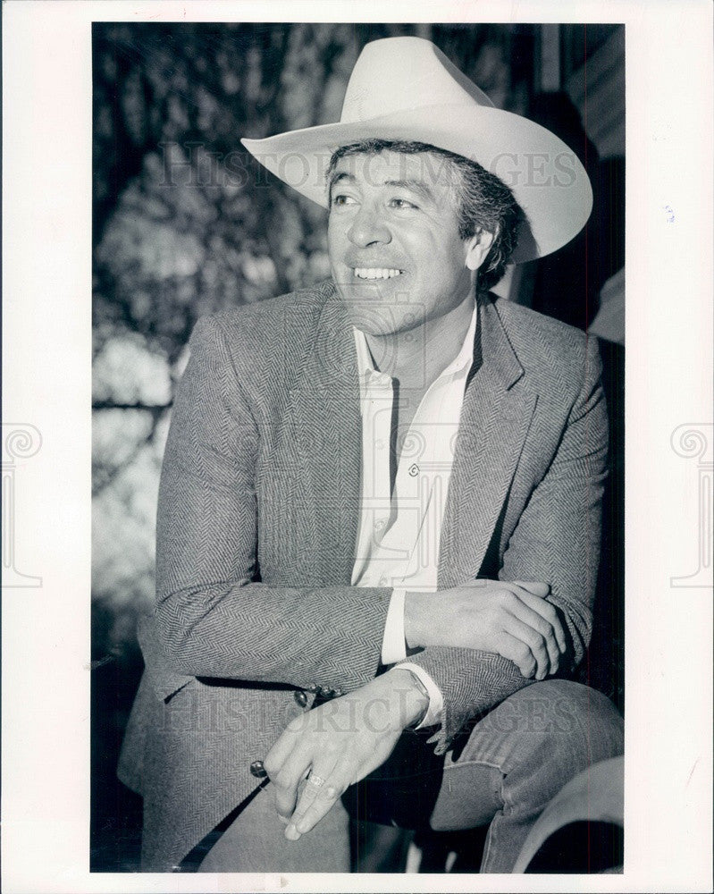 1984 Denver, Colorado Cowboy Leo Camarillo Press Photo - Historic Images