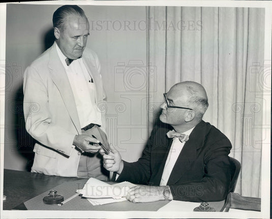 1953 University of Colorado at Boulder President Dr. Ward Darley Press Photo - Historic Images