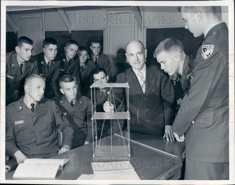 1957 Fort Belvoir, Virginia Military Academy Preparatory School Press Photo - Historic Images