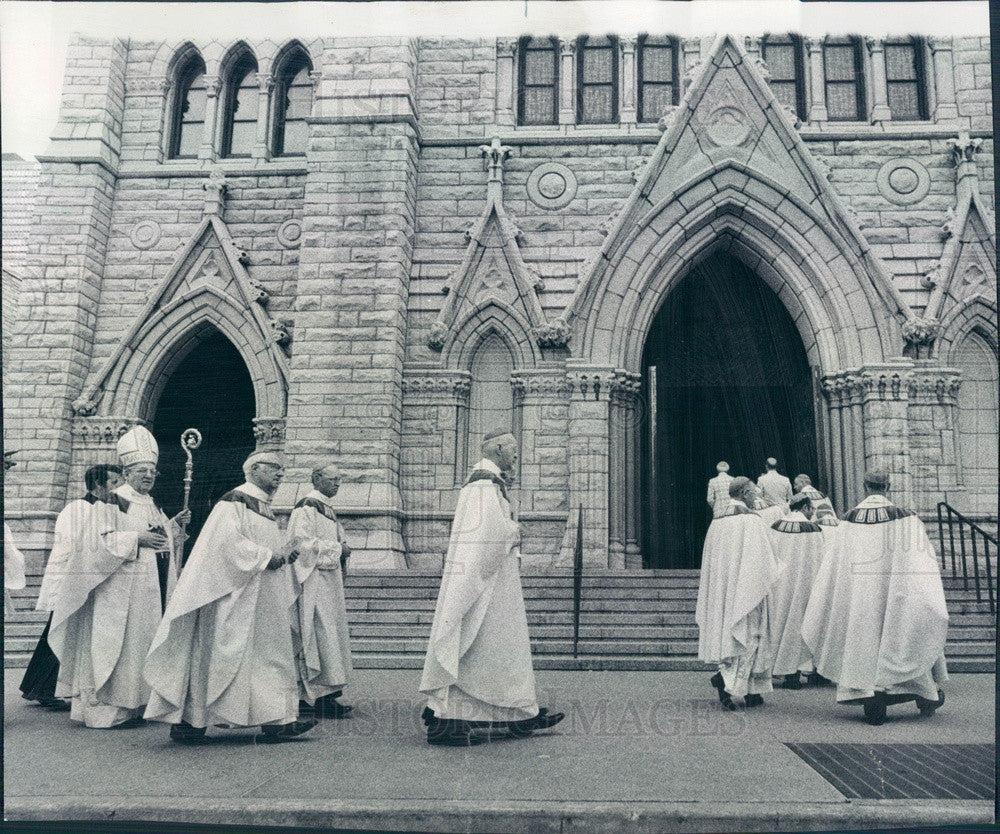 1976 Chicago, Illinois Holy Name Cathedral Serra Intl Convention Press Photo - Historic Images