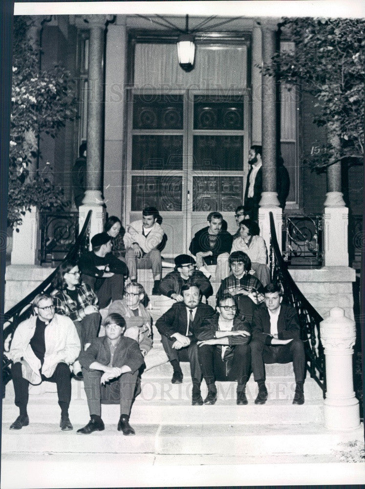 1969 Chicago, IL Seminarians Organized for Racial Justice Press Photo - Historic Images