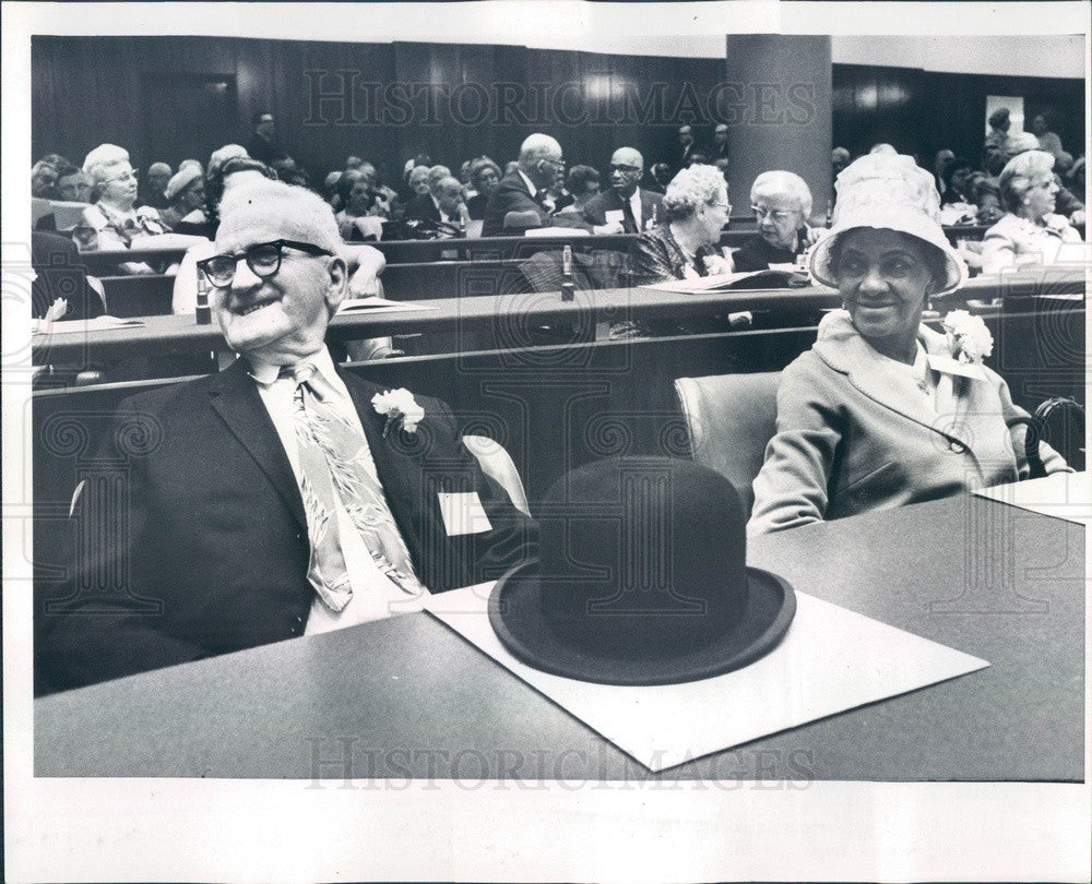 1969 Chicago, Illinois Hall of Fame Member Ludwig Bertram Press Photo - Historic Images