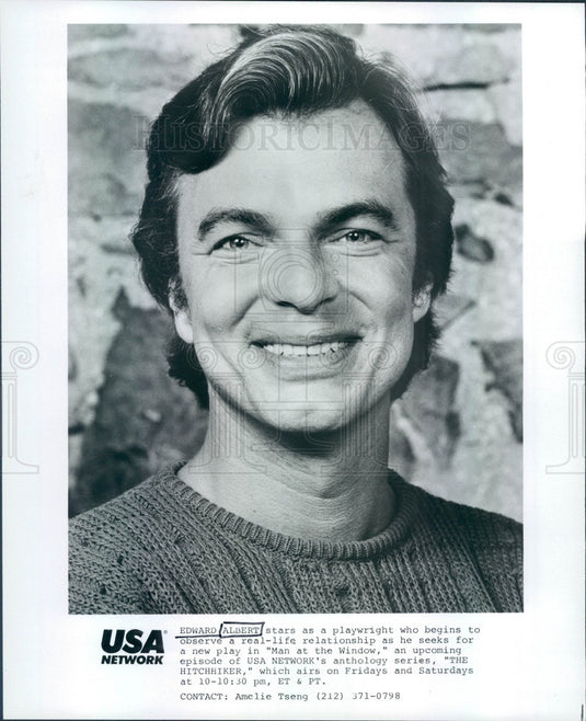 Undated Hollywood Actor Edward Albert Press Photo - Historic Images