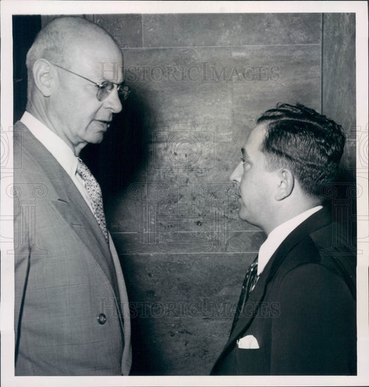 1953 Denver, Colorado Gambler Paul (The Harp) Enrichi Press Photo - Historic Images