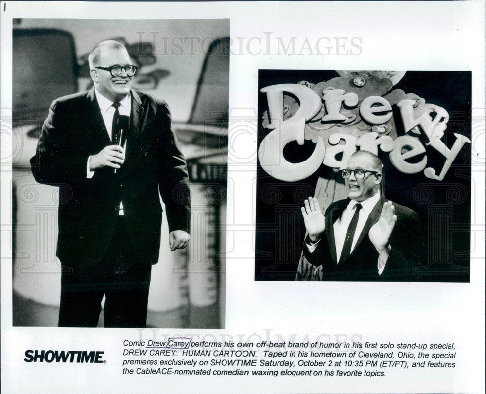 1994 Comedian Drew Carey Press Photo - Historic Images