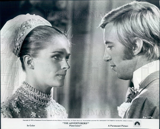 1970 Hollywood Actors Thommy Berggren & Candice Bergen Press Photo - Historic Images