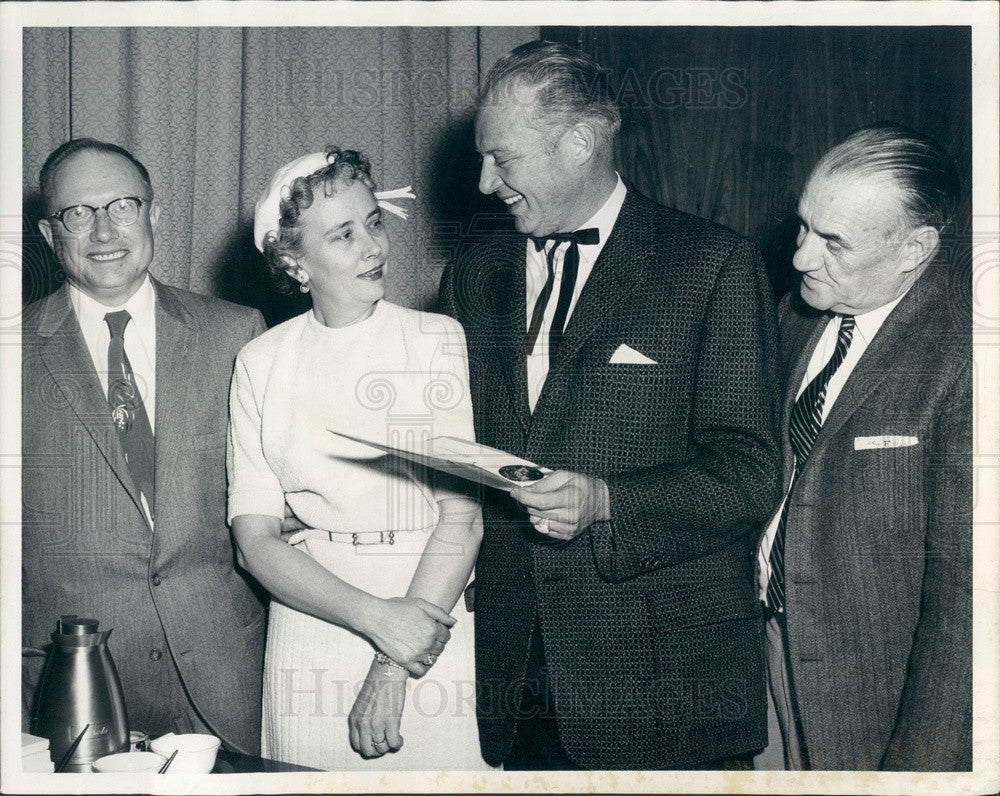 1959 Colorado Governor McNichols, Senator Carl Fulghum Press Photo - Historic Images
