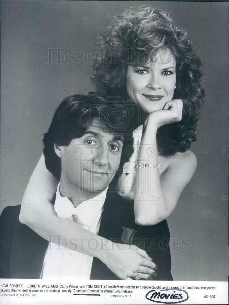 1984 Hollywood Actors Jobeth Williams &amp; Tom Conti Press Photo - Historic Images
