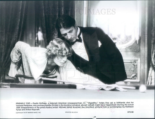 1979 Hollywood Actors Dustin Hoffman & Vanessa Redgrave Press Photo - Historic Images