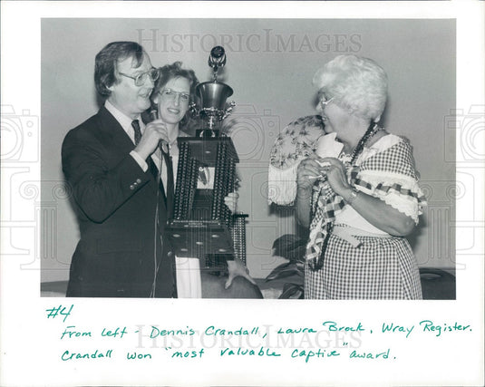 1984 Clearwater, Florida Jr Women's Club President Laura Brock Press Photo - Historic Images