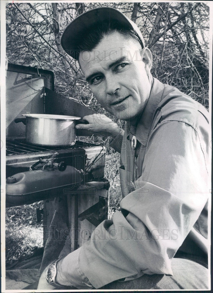 1961 Colorado Game &amp; Fish Dept Cook Tom Lynch Press Photo - Historic Images