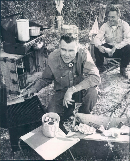 1961 Colorado Game & Fish Dept Cook Tom Lynch Press Photo - Historic Images