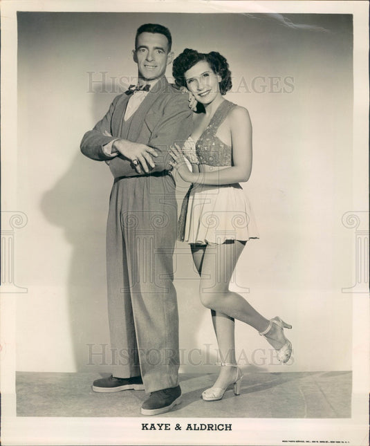 Undated Dancers Kaye & Aldrich Press Photo - Historic Images