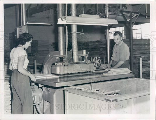 1951 St. Petersburg Florida Kempker Furniture Manufacturing Company Press Photo - Historic Images