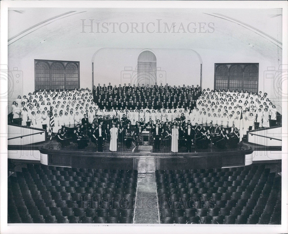 1963 Kansas Bethany College Messiah Music Festival Press Photo - Historic Images