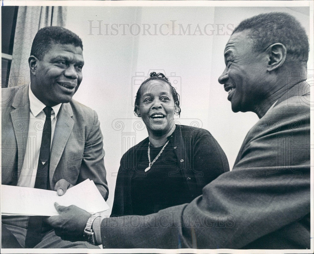 1968 Denver, Colorado NAACP President Lawrence Lewis Press Photo - Historic Images