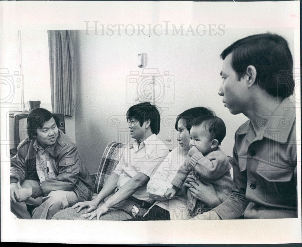 1979 Denver, Colorado Vietnamese Social Services Worker Huy Dieu Li Press Photo - Historic Images