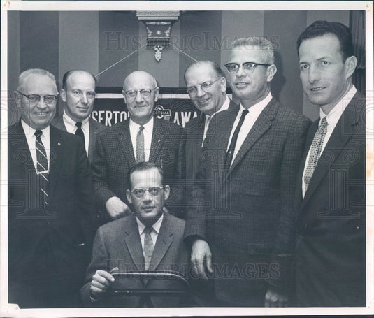 1961 Denver, Colorado Sertoma Club President Henry Earhart Press Photo - Historic Images