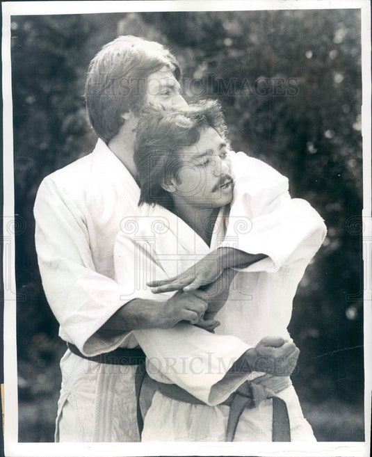 1978 Largo, Florida Self Defense Instructors Bob Cole & D'Angelo Press Photo - Historic Images