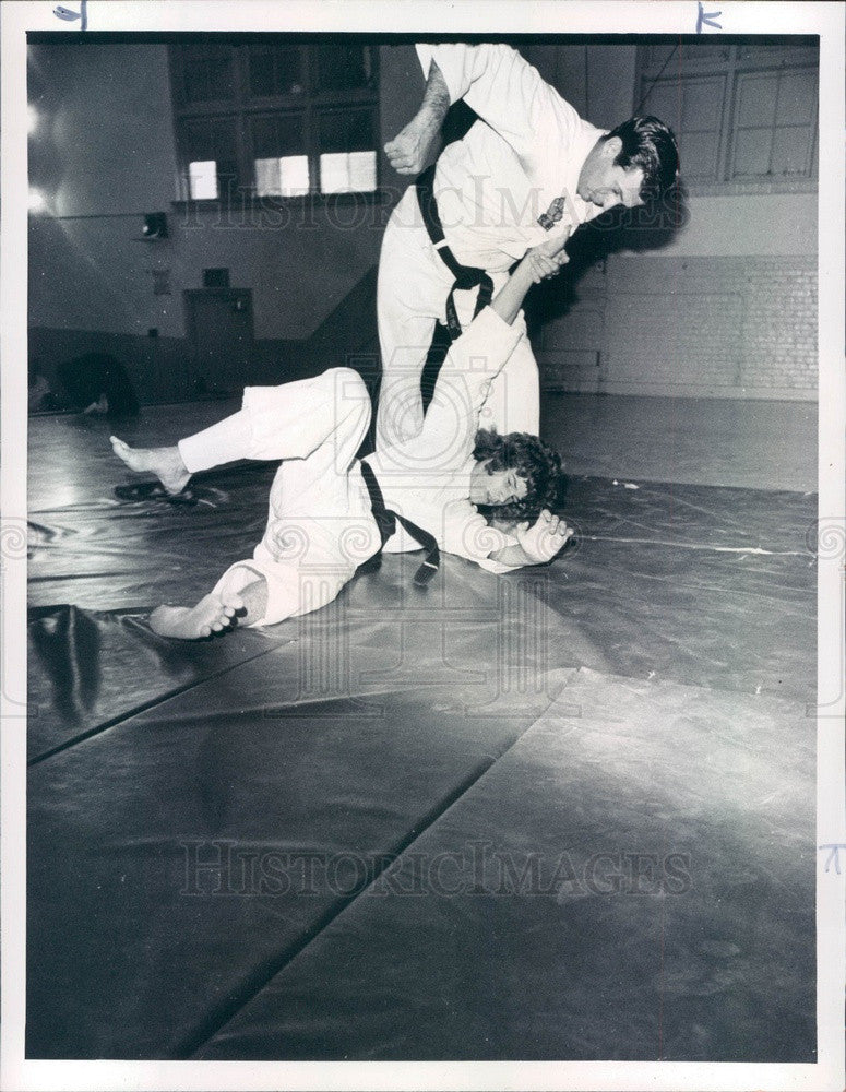 1974 Clearwater, FL Hakko-Ryu Ju Jitsu Judo Instructor Gary Walker Press Photo - Historic Images