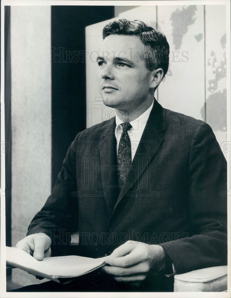 1968 NBC News Robert Abernethy Press Photo - Historic Images