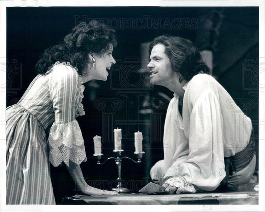 1993 Ontario Shaw Festival Actors Deborah Lambie & Stuart Hughes Press Photo - Historic Images