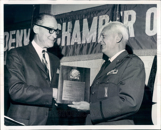 1967 Denver, Colorado Air Force Commander Brig Gen Thomas Corwin Press Photo - Historic Images