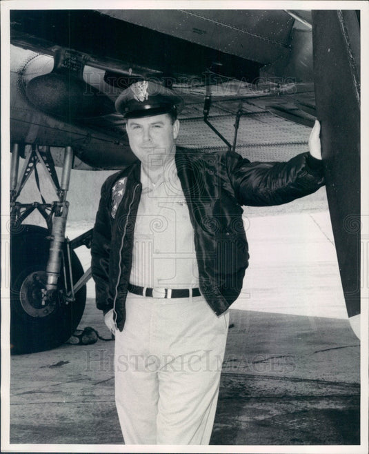1961 Denver, Colorado Air National Guard Capt William Koger Press Photo - Historic Images