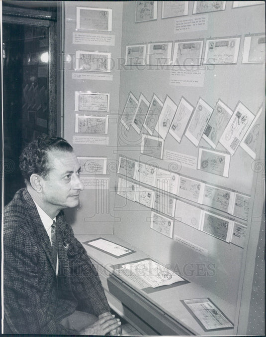 1960 Denver, CO Seattle Fish Co Head Mose Iacino & Pony Express Press Photo - Historic Images