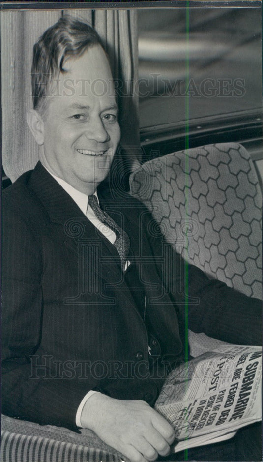 1939 Harvard University Press Director Dr. Dumas Malone Press Photo - Historic Images