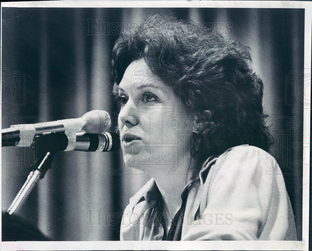 1978 Feminist Ruth Abrams Press Photo - Historic Images