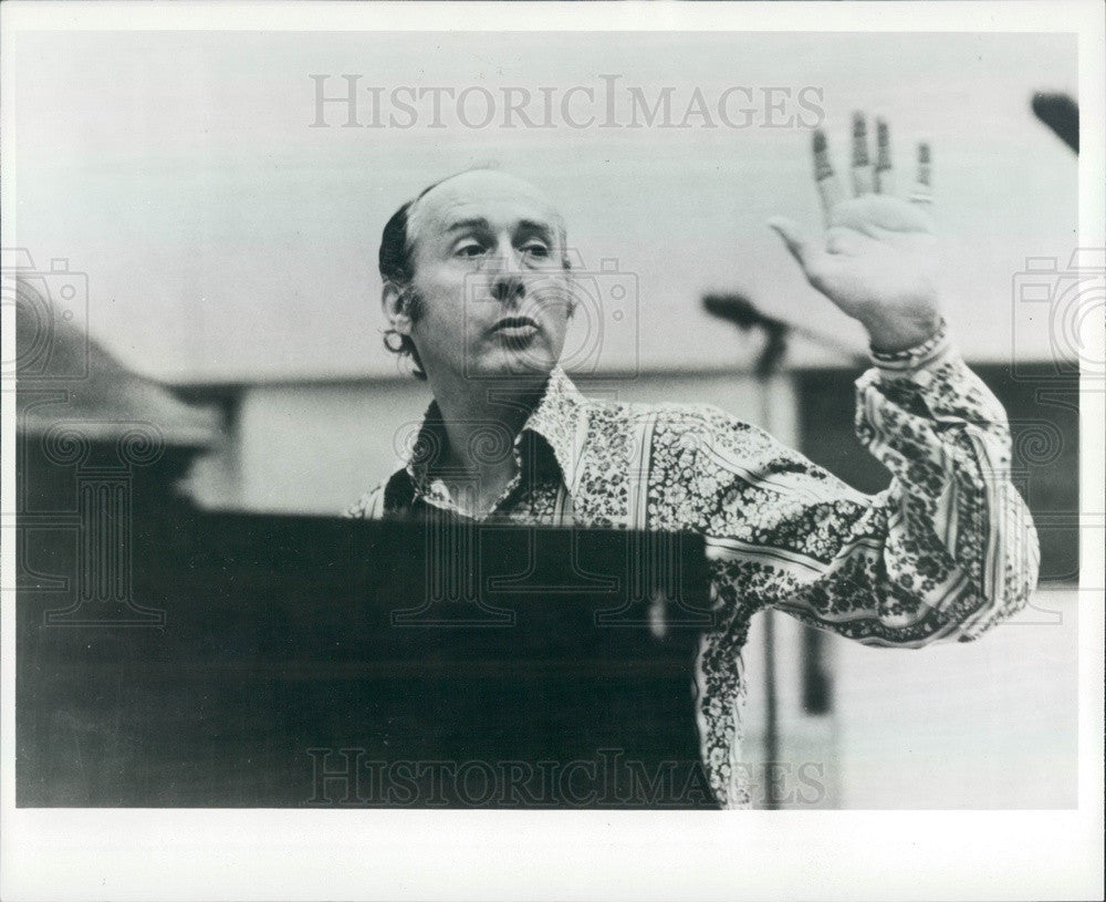 1978 Oscar Winning Composer &amp; Conductor Henry Mancini Press Photo - Historic Images