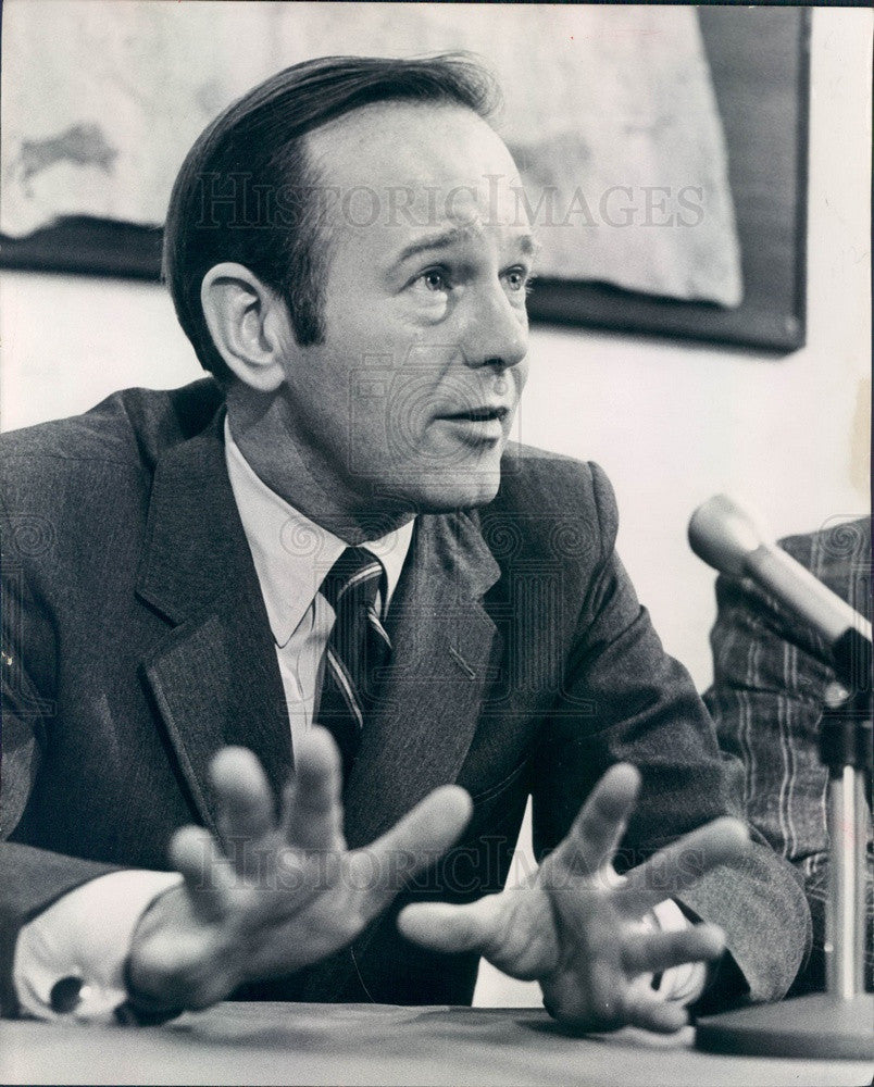 1971 US Representative from Washington Brock Adams Press Photo - Historic Images