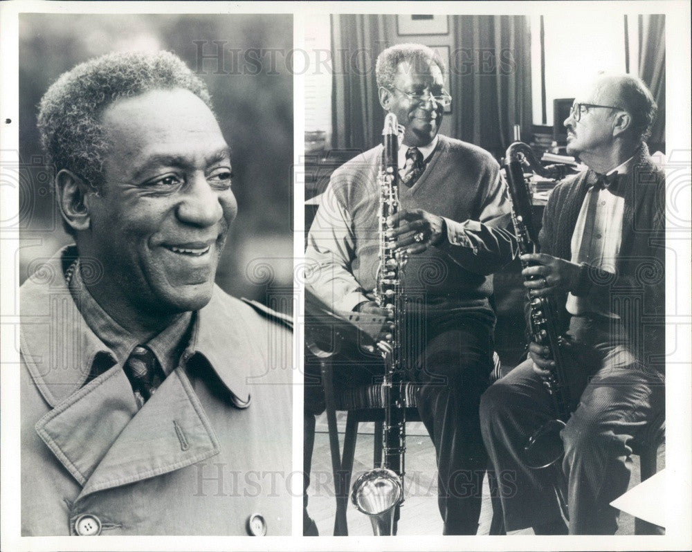 1995 Emmy &amp; Grammy Winning Actor Bill Cosby, Producer Bill Link Press Photo - Historic Images