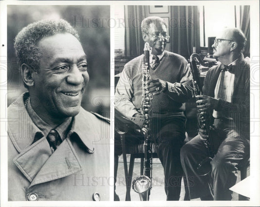 1995 Emmy & Grammy Winning Actor Bill Cosby, Producer Bill Link Press Photo - Historic Images