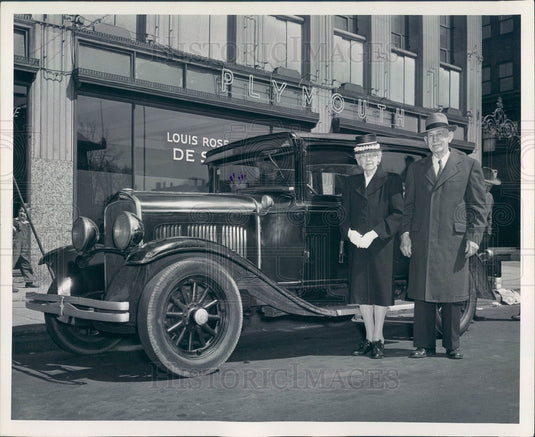 1946 Grand Haven, Michigan Mr. & Mrs. James Welch 71st Anniversary Press Photo - Historic Images