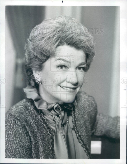 1983 Actress Anne Baxter Press Photo - Historic Images