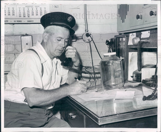 1954 Roseville, Michigan Captain Dwight Louel Press Photo - Historic Images