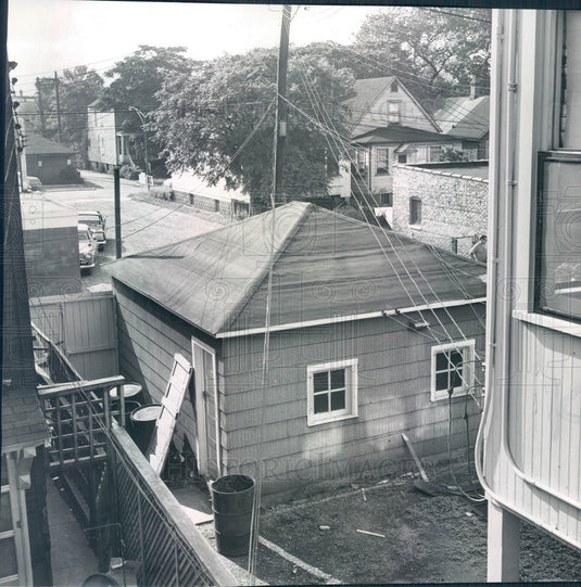 1960 Chicago, Illinois Dunne's Tavern, Site of Gambling Raid Press Photo - Historic Images