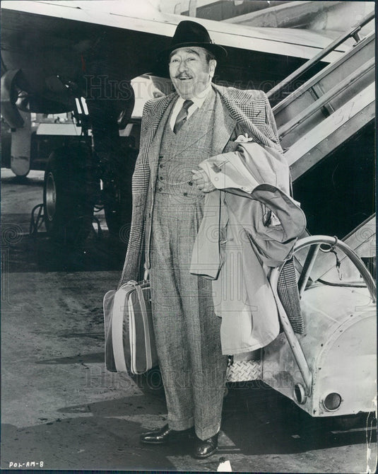 1960 Hollywood Actor & Movie Star Adolphe Menjou Press Photo - Historic Images