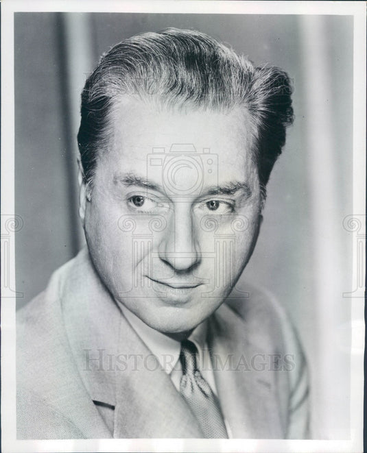 1954 French Actor & Movie Star Claude Dauphin Press Photo - Historic Images