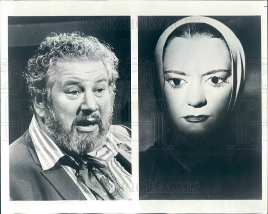 1972 Spanish Actress & French Movie Star Marie Casares Press Photo - Historic Images